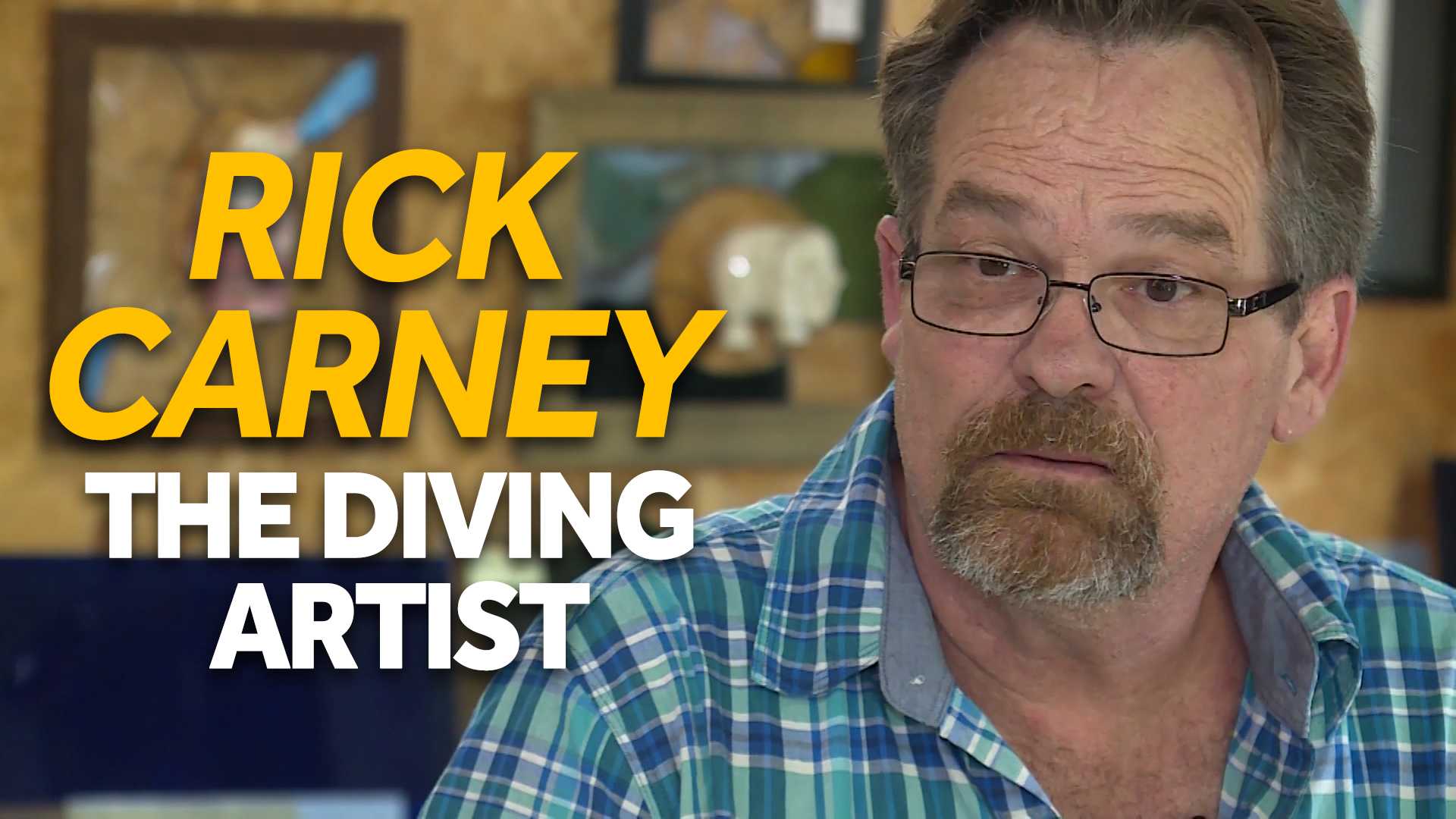 This scuba diver turns underwater trash into beautiful art