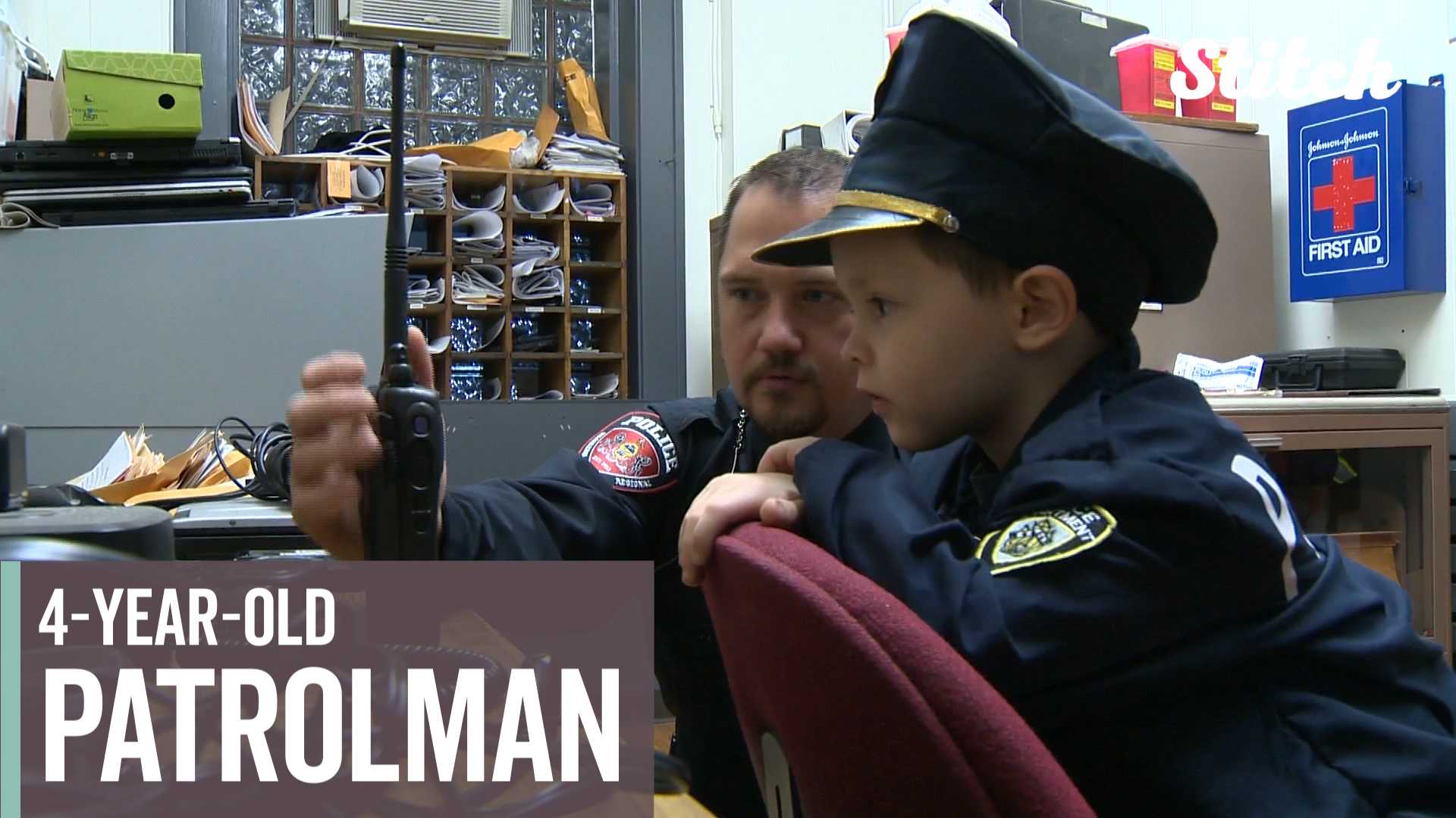 Officer Billy is on patrol