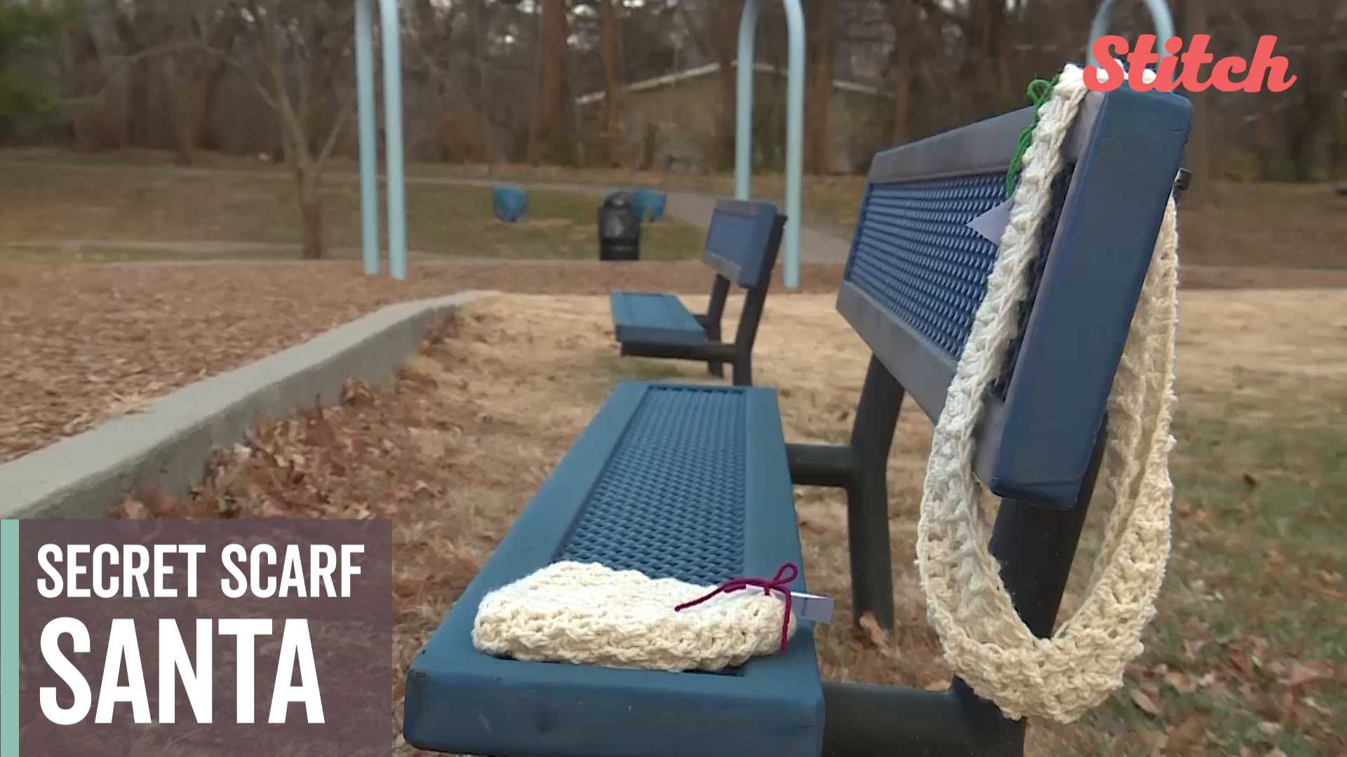 "Secret Scarf Santa" donates handmade accessories to keep people warm