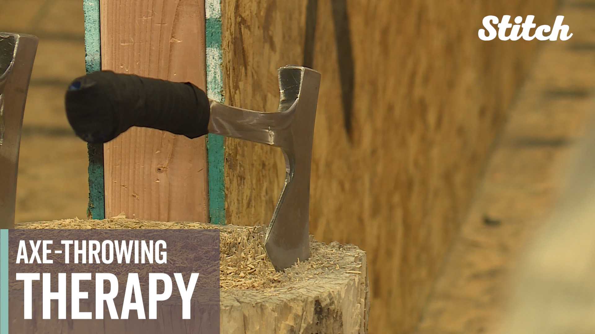 Need a stress-reliever? Try axe throwing