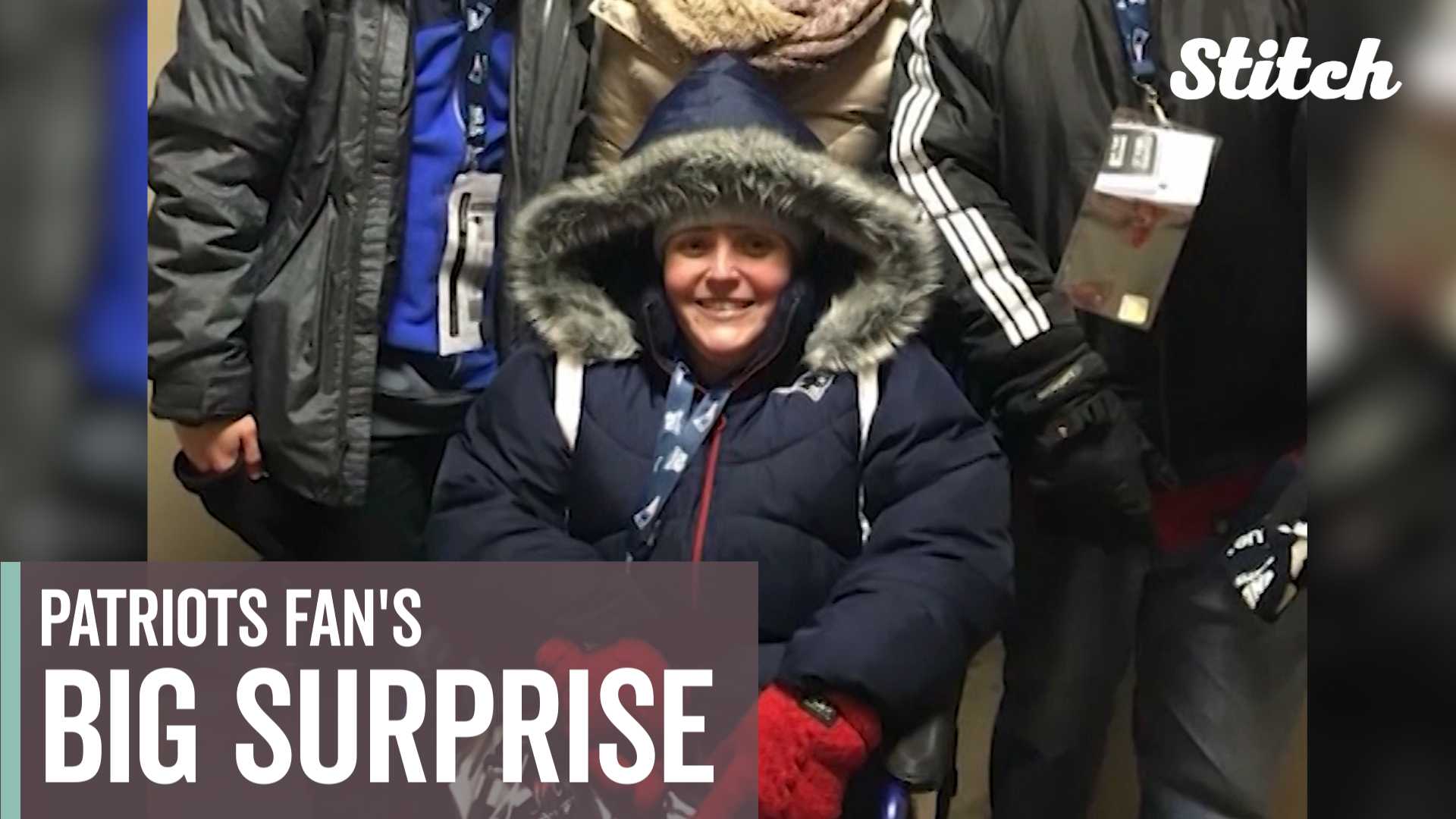 Longtime Patriots fan gets huge surprise after her wheelchair disappears