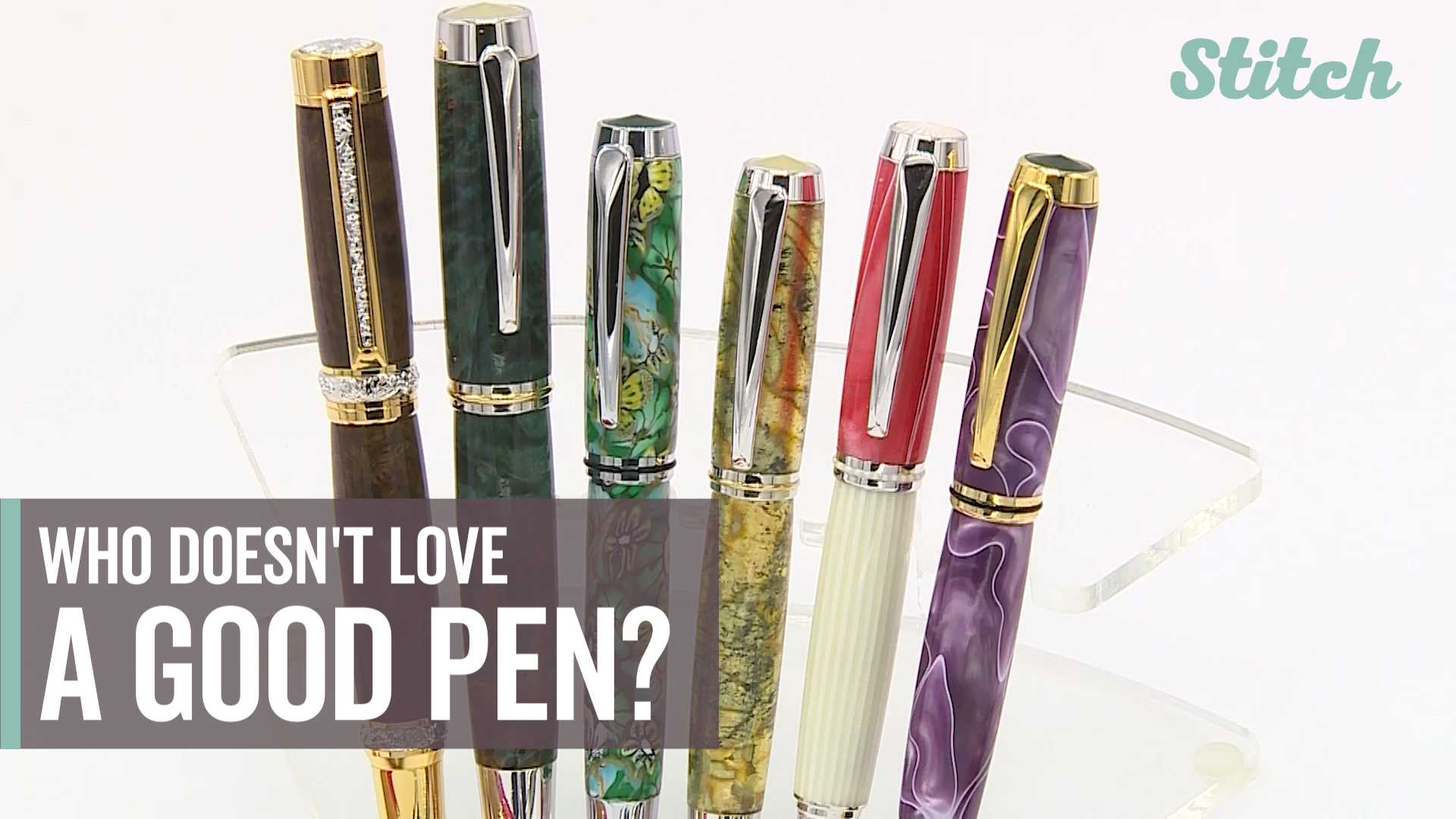 Pen maker crafts writing instruments for clients around the world