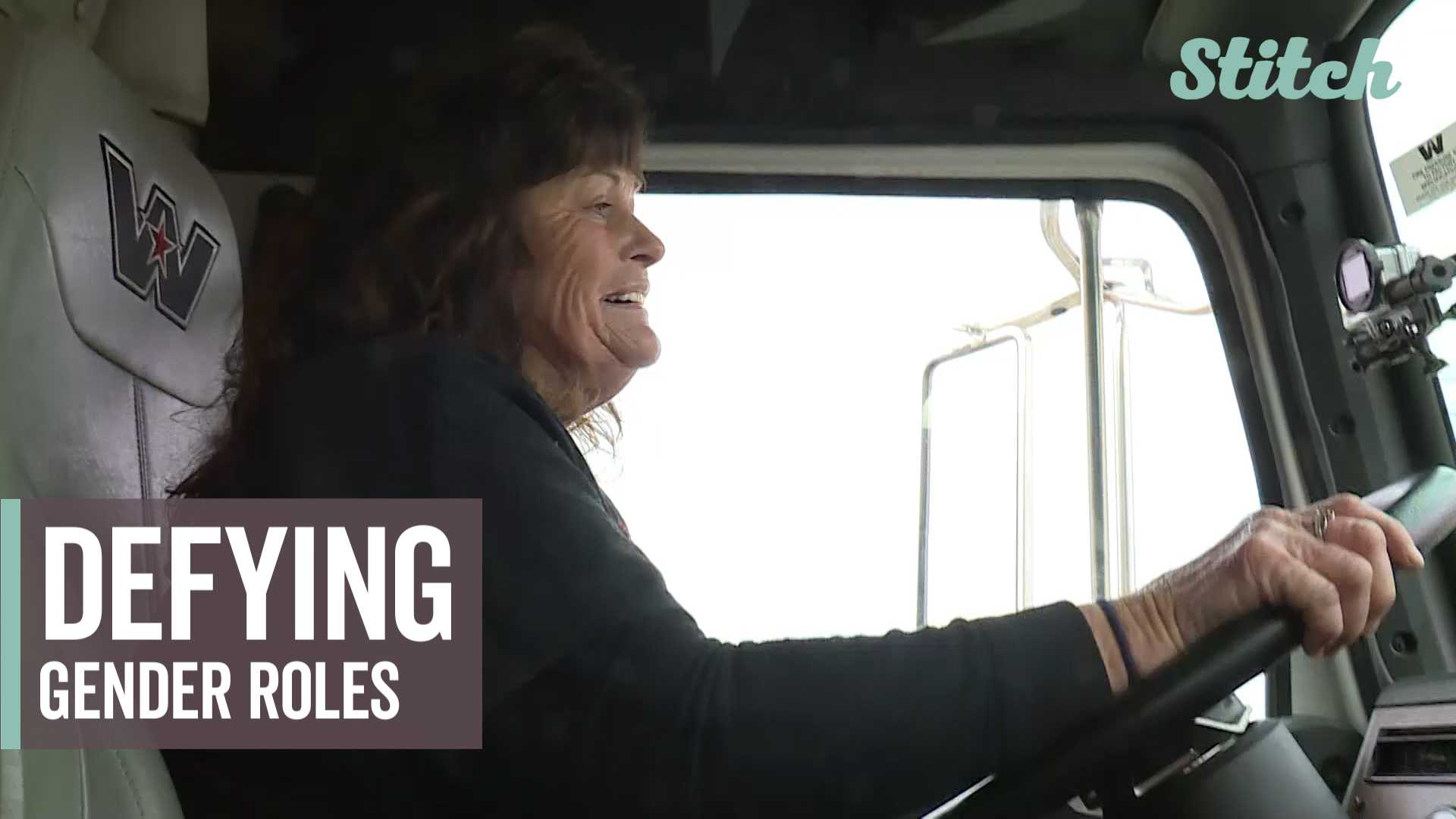 Female garbage truck driver challenges traditional gender roles