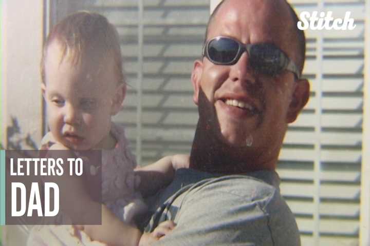 California girl melts hearts with touching letters to late father