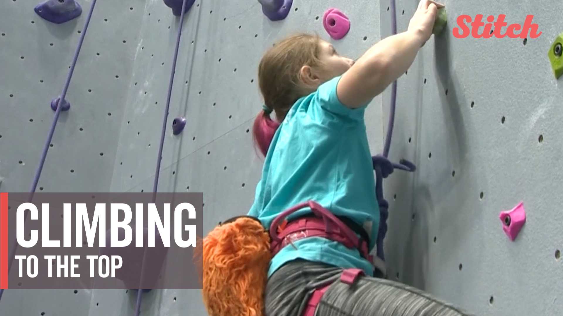 10-year-old climber reaches for her dream