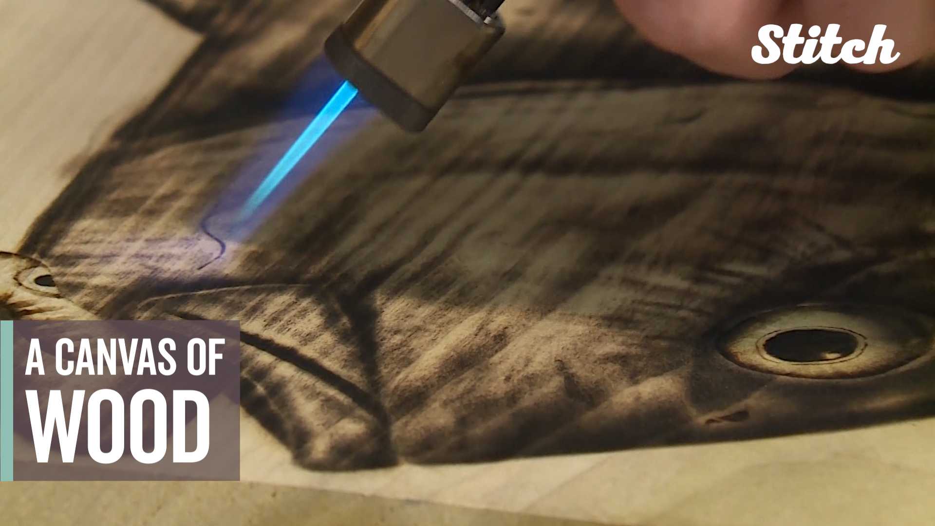 Using woodburning techniques, artist creates one-of-a-kind pieces