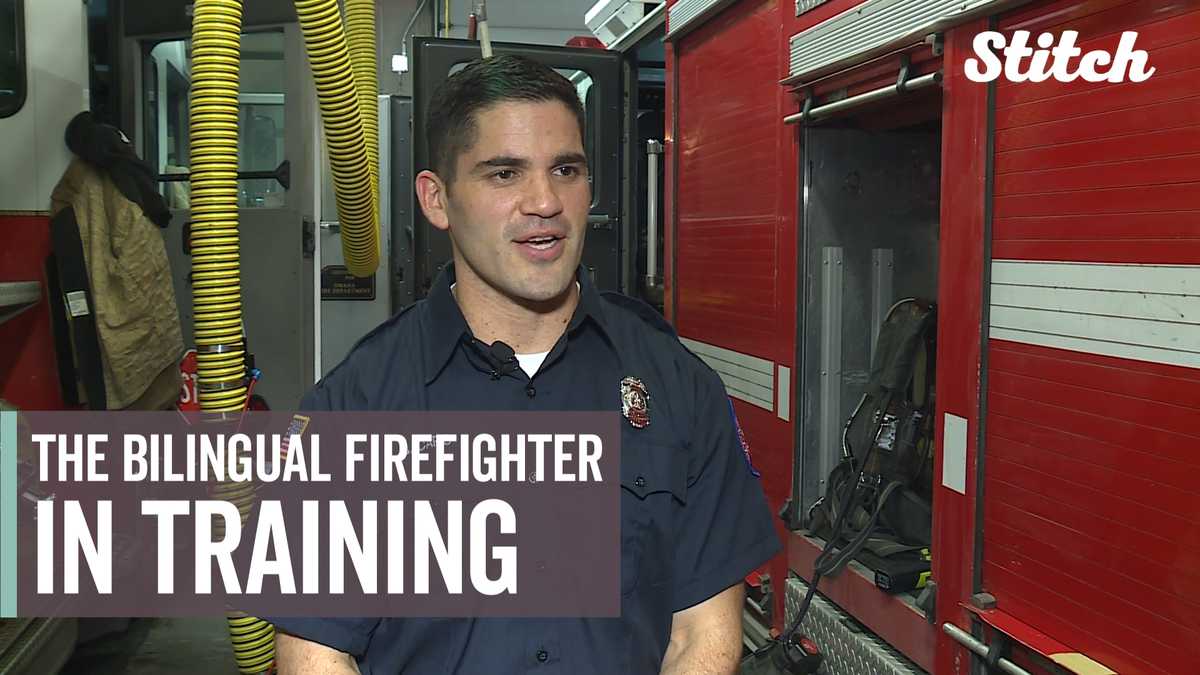 Image result for Nurse turned firefighter hopes to bridge community's language gap