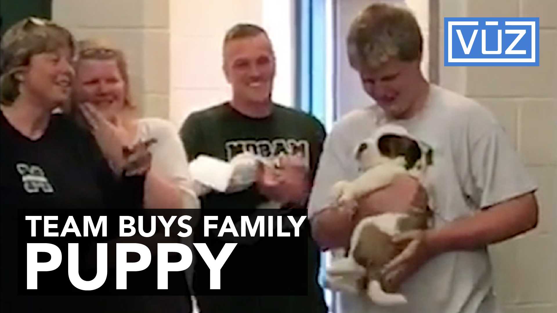 HS football team lifts spirits of grieving teammate