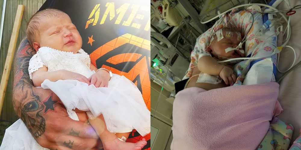 A three-week-old baby died from a virus caught by a kiss