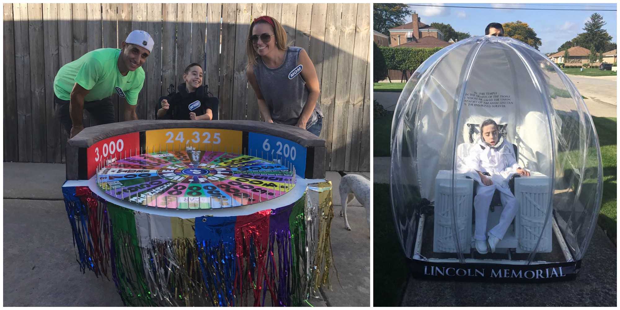 See the incredible costumes these parents make for their son in a wheelchair